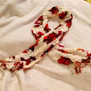 Floral Scrunched Scarf🧣